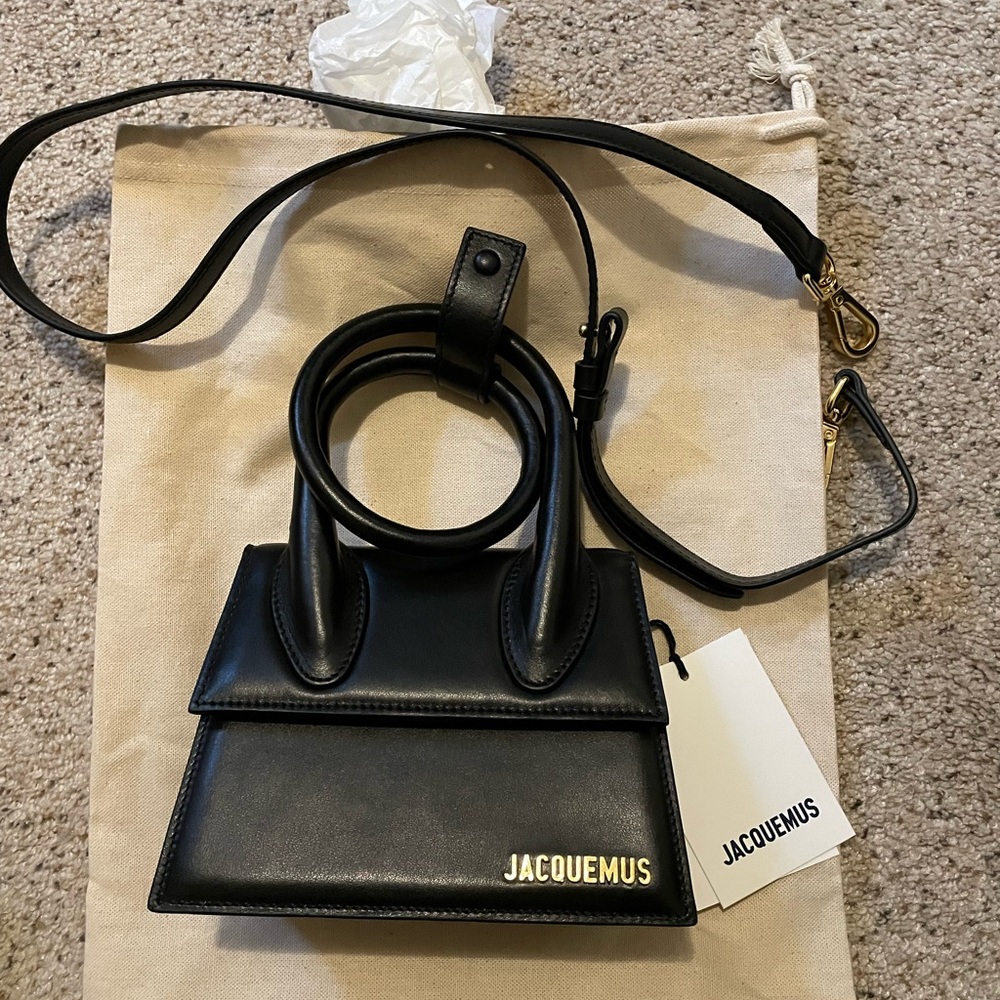 JACQUEMUS Black La Montange ‘Le Chiquito Noeud’ bag
